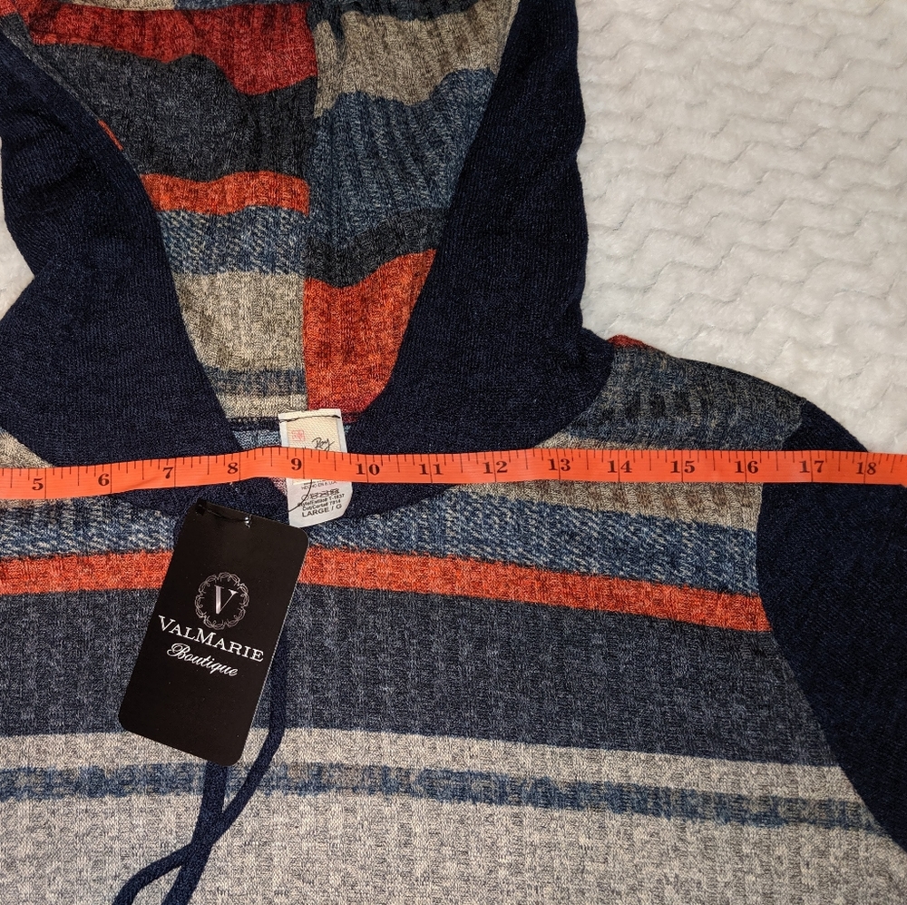 Lightweight Multicolor Striped Pullover - image 5